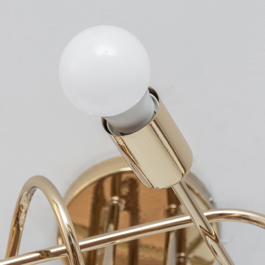 Таванен полилей OXFORD 5xE27/15W/230V златист