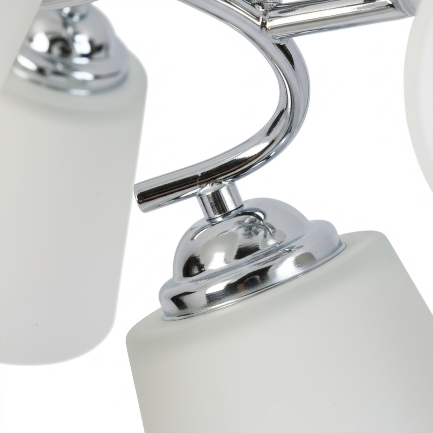 Таванен полилей PAFOS 5xE27/15W/230V, лъскав хром