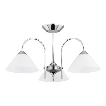 Таванен полилей TAPER, 3xE27/15W/230V, лъскав хром