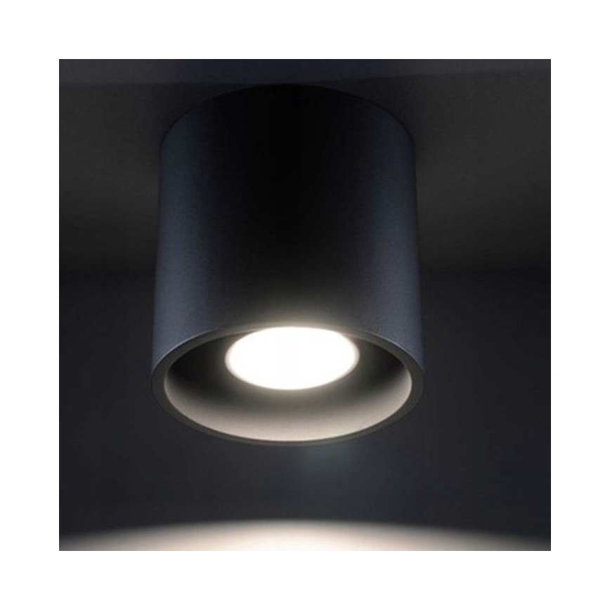 Таванна лампа CREEP 1xGU10/50W/230V черна