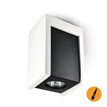 Таванна Точково осветително тяло LINDO NERO 1xGU10/25W/230V