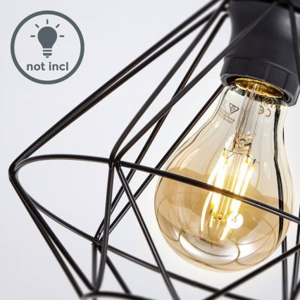 Tаванно осветително тяло 1xE27/40W/230V, черно