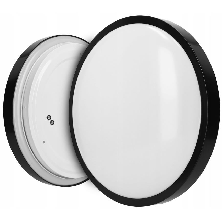 Таванно осветително тяло 2xE27/40W/230V Ø 29,5 см черно