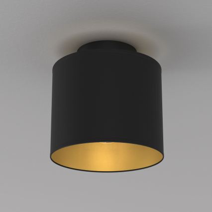 Таванно осветително тяло ARDEN 1xE27/15W/230V Ø 18 см черно