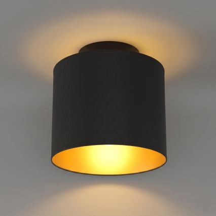 Таванно осветително тяло ARDEN 1xE27/15W/230V Ø 18 см черно