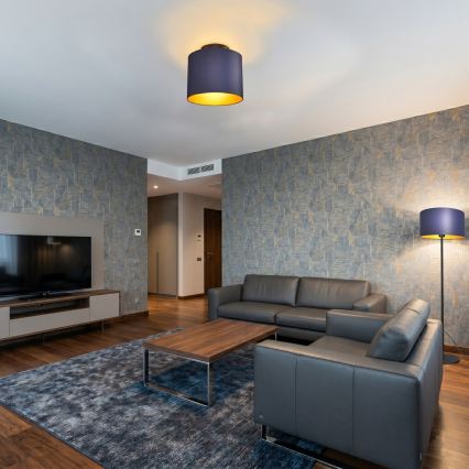 Таванно осветително тяло ARDEN 1xE27/15W/230V Ø 18 см, син