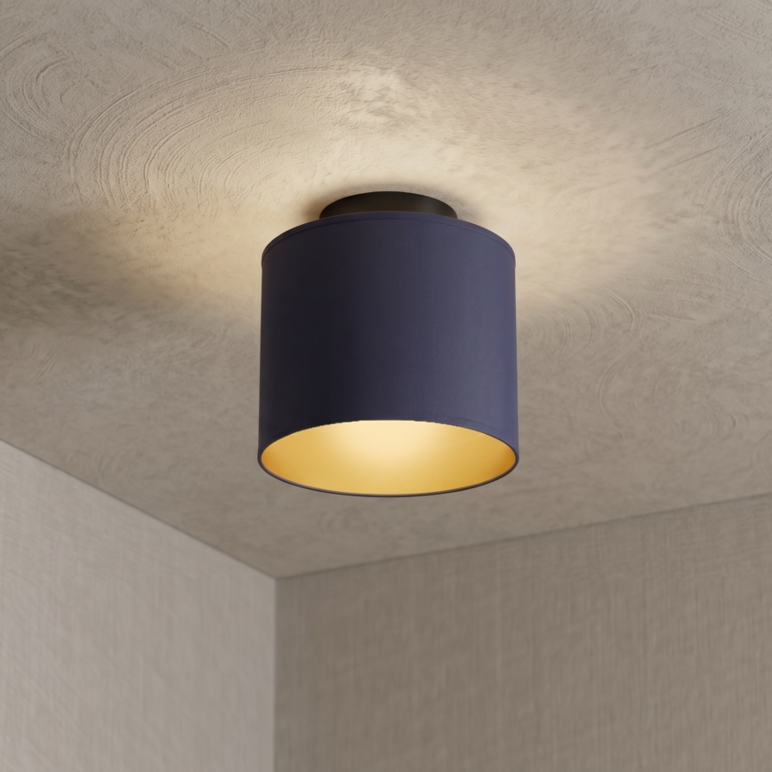 Таванно осветително тяло ARDEN 1xE27/15W/230V Ø 18 см, син
