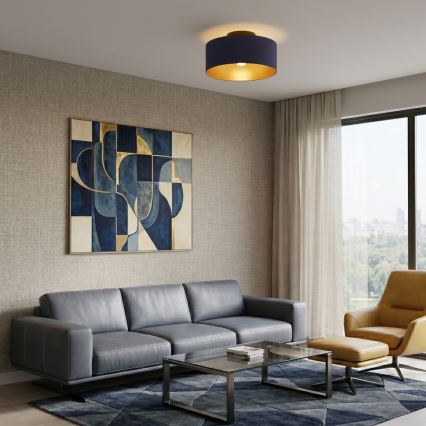 Таванно осветително тяло ARDEN 1xE27/15W/230V, Ø 40 см, синьо