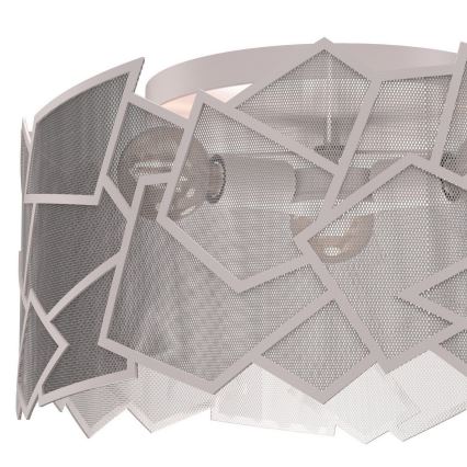 Таванно осветително тяло CAMO 3xE27/15W/230V Ø 49,5 cm, бежово