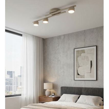 Таванно осветително тяло FRAGMENT 3xGX53/12W/230V бежово