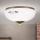 Таванно осветително тяло LANDHAUS 1xE27/60W/230V Ø 21 см бронзово/бяло/синьо