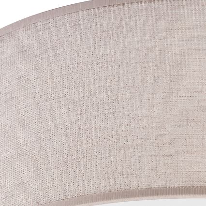 Tavanно осветително тяло MONTE 1xE27/60W/230V Ø 35 см бежово
