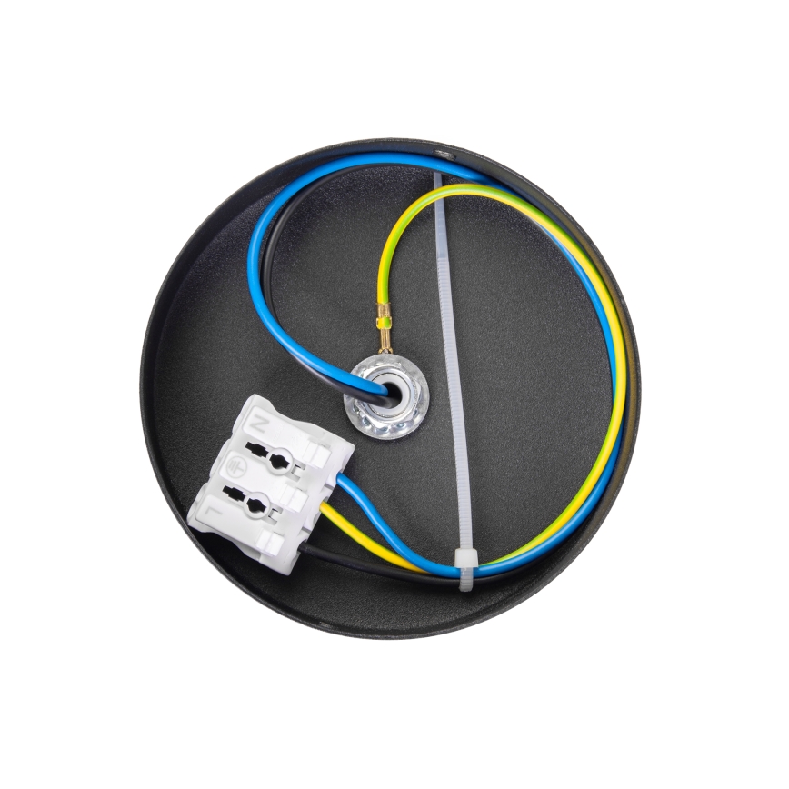 Таванно осветително тяло MOONLIGHT 1xE27/15W/230V, диаметър 16 см, черно