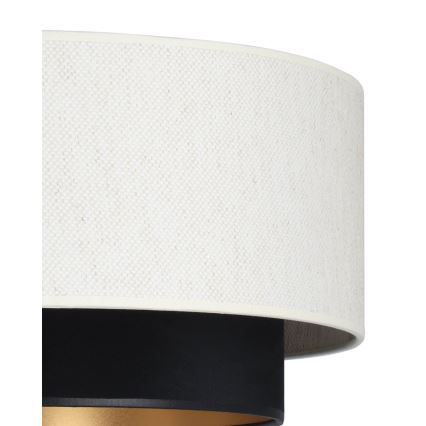 Таванно осветително тяло NATIA 1xE27/60W/230V бяло/черно