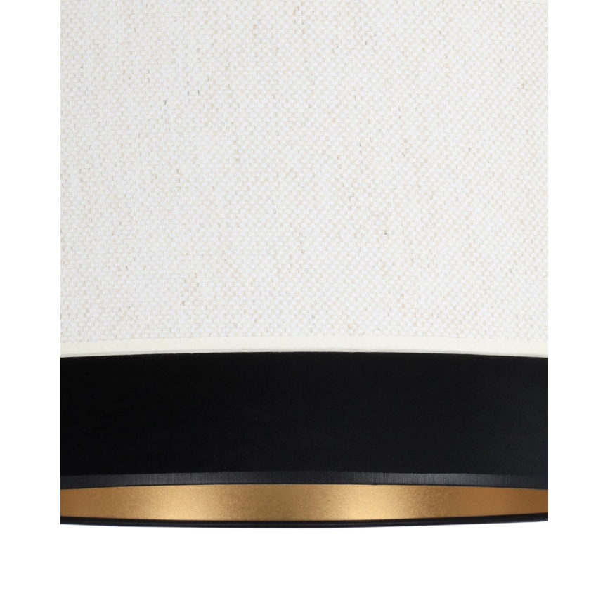 Tavanно осветително тяло NATIA 1xE27/60W/230V, диаметър 45 см, бяло/черно