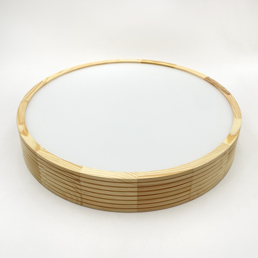 Таванно осветително тяло NATURAL MODERN 3xE27/15W/230V Ø 47,5 cm бор