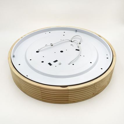Таванно осветително тяло NATURAL MODERN 3xE27/15W/230V Ø 47,5 cm бор