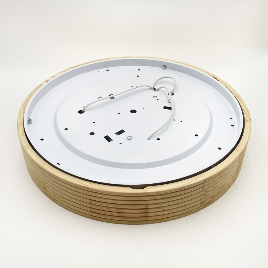 Таванно осветително тяло NATURAL MODERN 3xE27/15W/230V Ø 47,5 cm бор