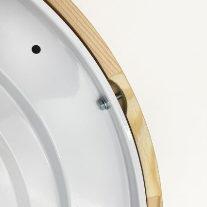 Таванно осветително тяло NATURAL MODERN 3xE27/15W/230V Ø 47,5 cm бор
