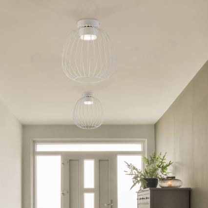 Таванно осветително тяло OVELLA 1xGX53/10W/230V Ø25 см, кремаво