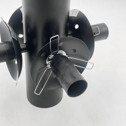 Таванно осветително тяло SFERIO 4xE14/5W/230V черно/димно черно