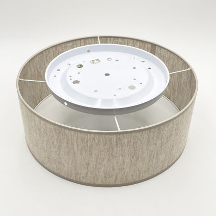 Таванно осветително тяло SIRJA 1xE27/15W/230V Ø 35 см бежово