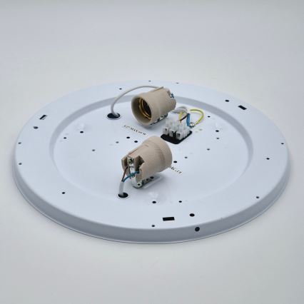 Таванно осветително тяло SIRJA 2xE27/15W/230V, диаметър 45 см, бяло