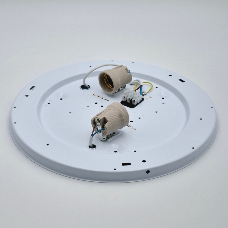 Таванно осветително тяло SIRJA 2xE27/15W/230V, диаметър 45 см, бяло