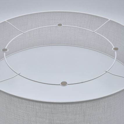 Таванно осветително тяло SIRJA 2xE27/15W/230V, диаметър 45 см, бяло