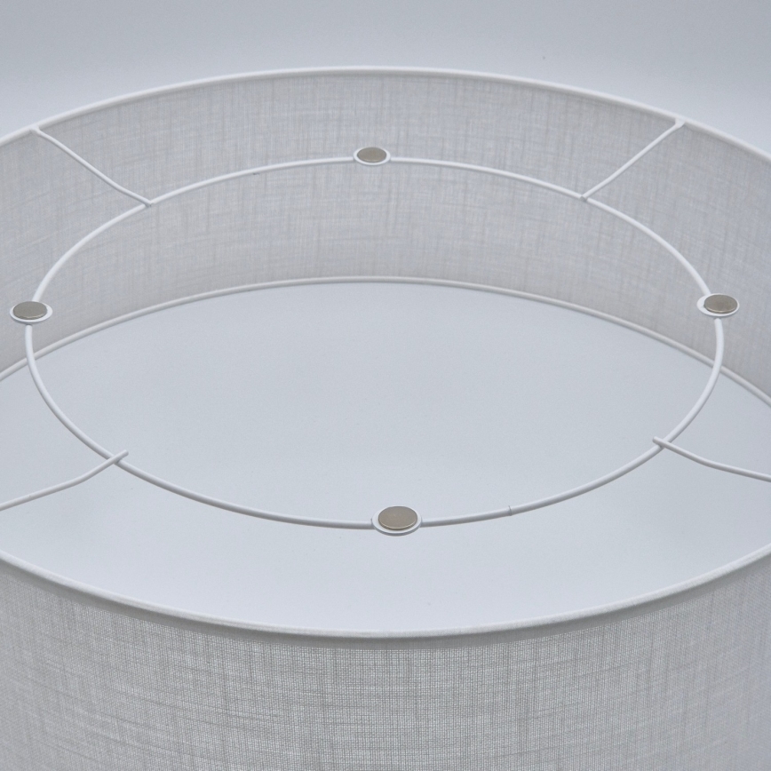 Таванно осветително тяло SIRJA 2xE27/15W/230V, диаметър 45 см, бяло