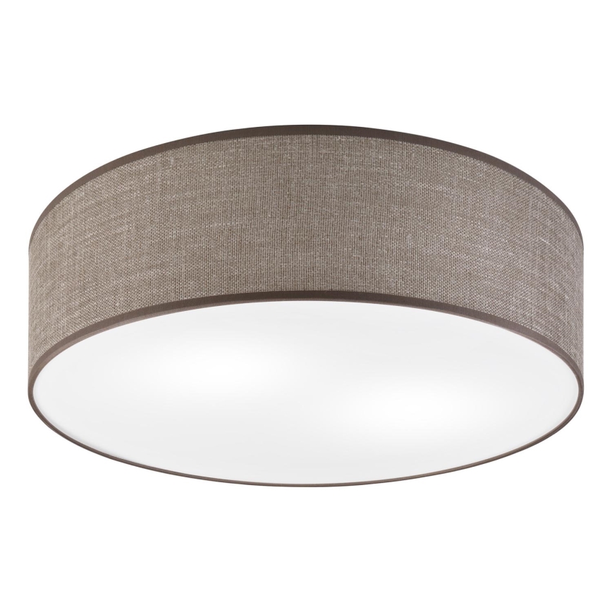 Таванно осветително тяло SIRJA 2xE27/15W/230V диаметър 45 см кафяво