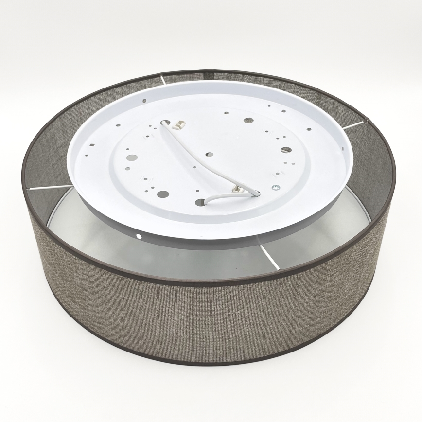 Таванно осветително тяло SIRJA 2xE27/15W/230V диаметър 45 см кафяво