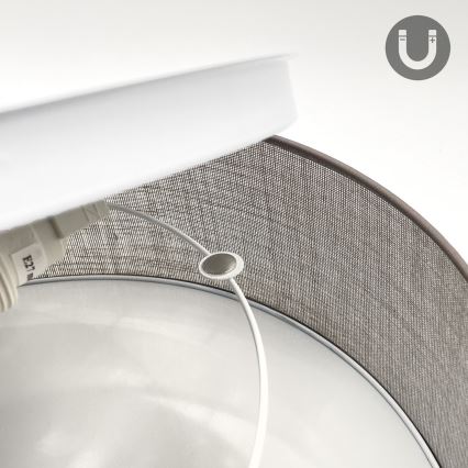 Таванно осветително тяло SIRJA 2xE27/15W/230V диаметър 45 см кафяво