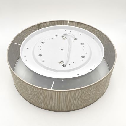 Таванно осветително тяло SIRJA 2xE27/15W/230V Ø 45 cm бежово