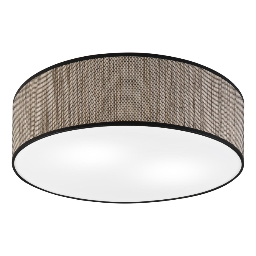 Таванно осветително тяло SIRJA 2xE27/15W/230V Ø 45 cm кафяво