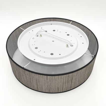 Таванно осветително тяло SIRJA 2xE27/15W/230V Ø 45 cm кафяво