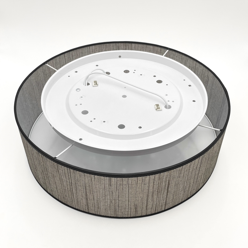 Таванно осветително тяло SIRJA 2xE27/15W/230V Ø 45 cm кафяво