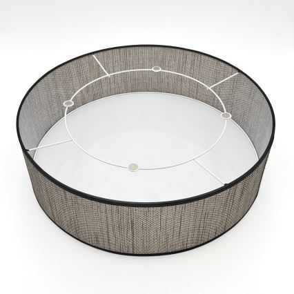 Таванно осветително тяло SIRJA 2xE27/15W/230V Ø 45 cm кафяво