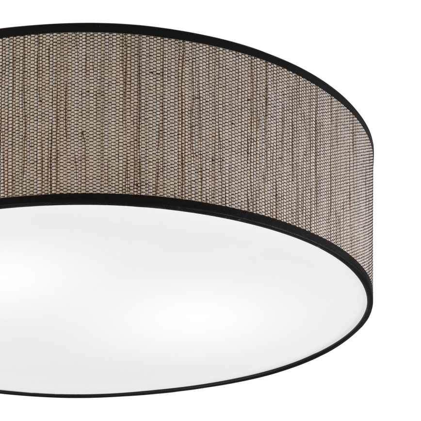 Таванно осветително тяло SIRJA 2xE27/15W/230V Ø 45 cm кафяво