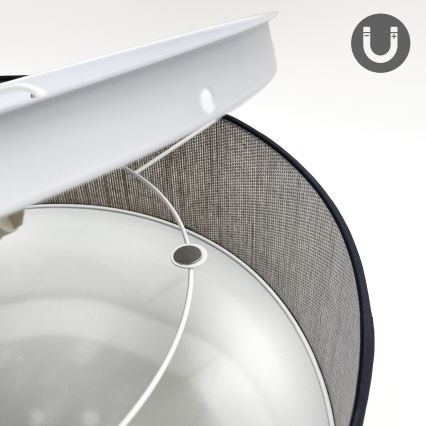 Таванно осветително тяло SIRJA 2xE27/15W/230V Ø 45 cm кафяво