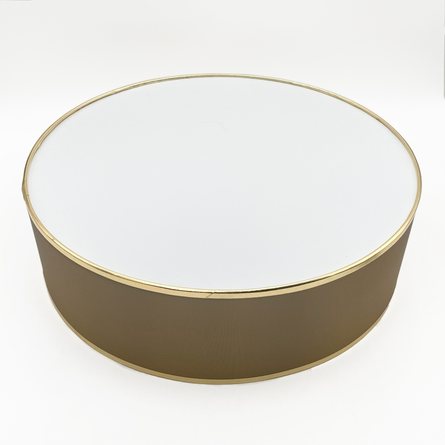 Таванно осветително тяло SIRJA 2xE27/15W/230V Ø 45 см, кафяво/златисто