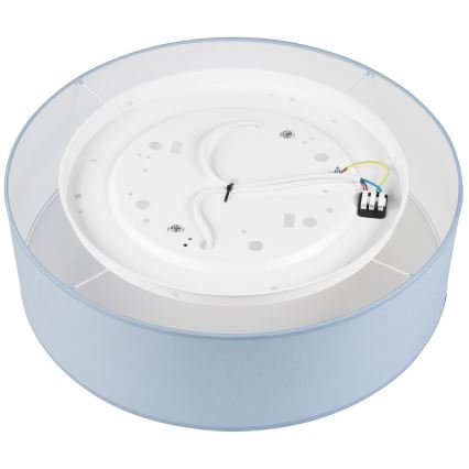 Таванно осветително тяло SIRJA PASTEL 2xE27/15W/230V, диаметър 45 см, синьо