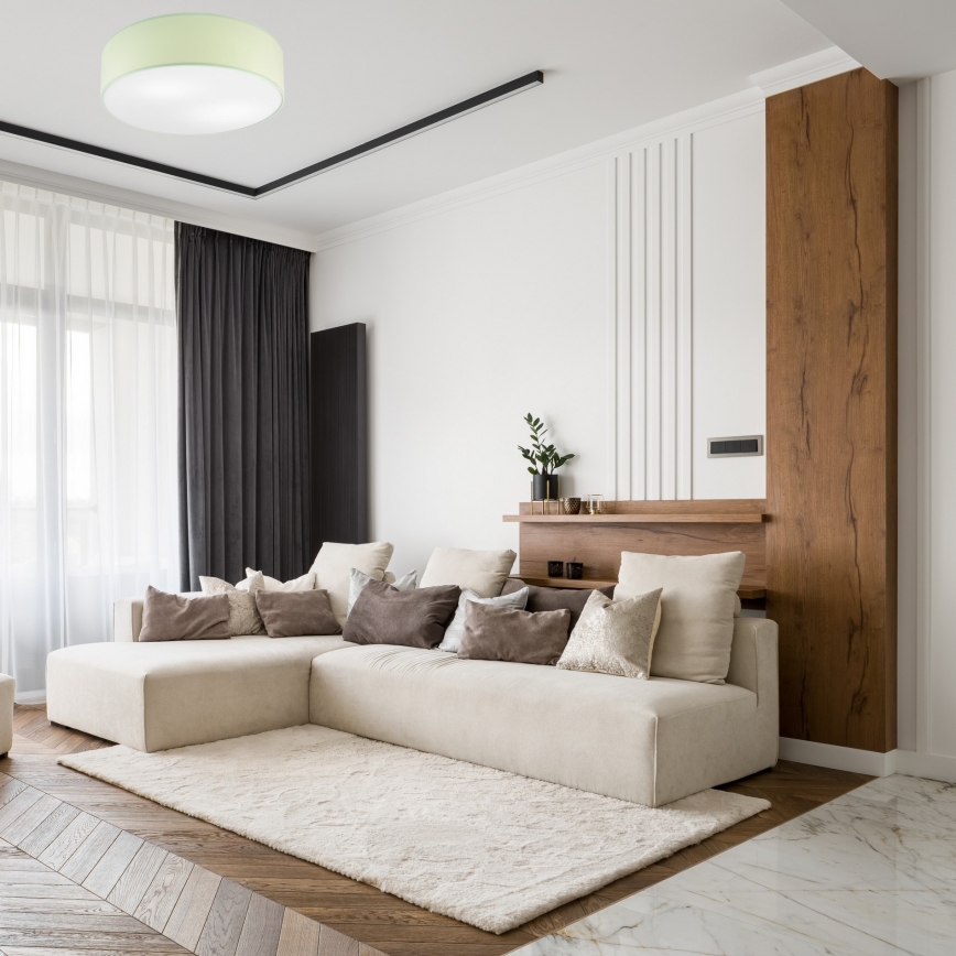 Tavanно осветително тяло SIRJA PASTEL 2xE27/15W/230V Ø 45 см зелено