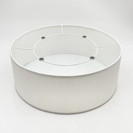 Таванно осветително тяло SIRJA PLISADO 2xE27/15W/230V Ø 35 см бяло
