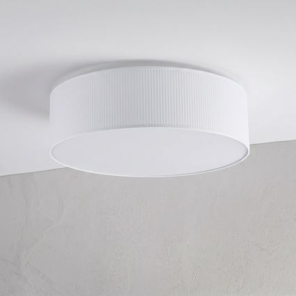 Таванно осветително тяло SIRJA PLISADO 4xE27/15W/230V, диаметър 45 см, бяло