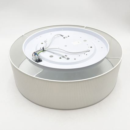 Таванно осветително тяло SIRJA PLISADO 4xE27/15W/230V, диаметър 45 см, бяло