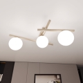 Таванно осветително тяло SMART 3xE14/10W/230V бежово/бяло