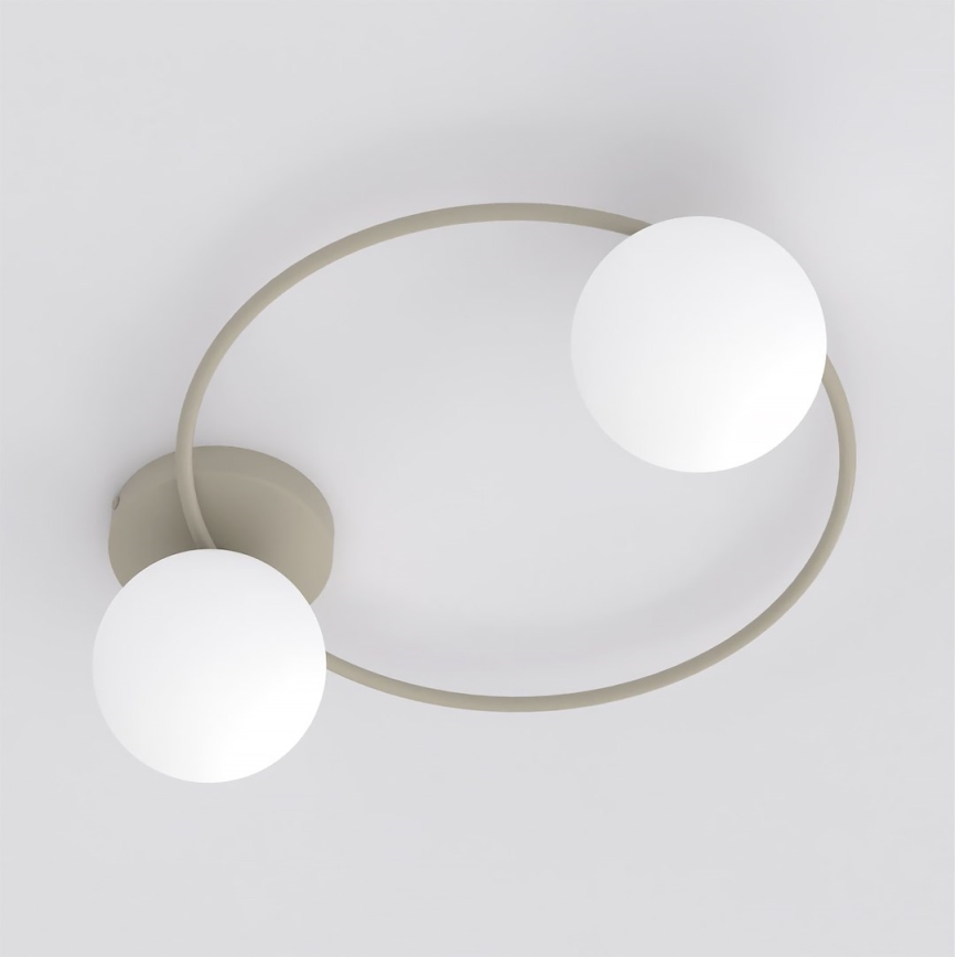 Таванно осветително тяло SOPRA 2xE14/10W/230V бежово/бяло