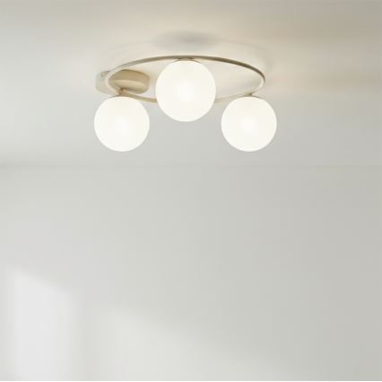 Таванно осветително тяло SOPRA 3xE14/10W/230V бежово/бяло