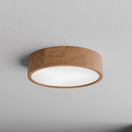 Таванно осветително тяло със сензор CLEO 3xE27/24W/230V пр. 37,5 cm, дъб